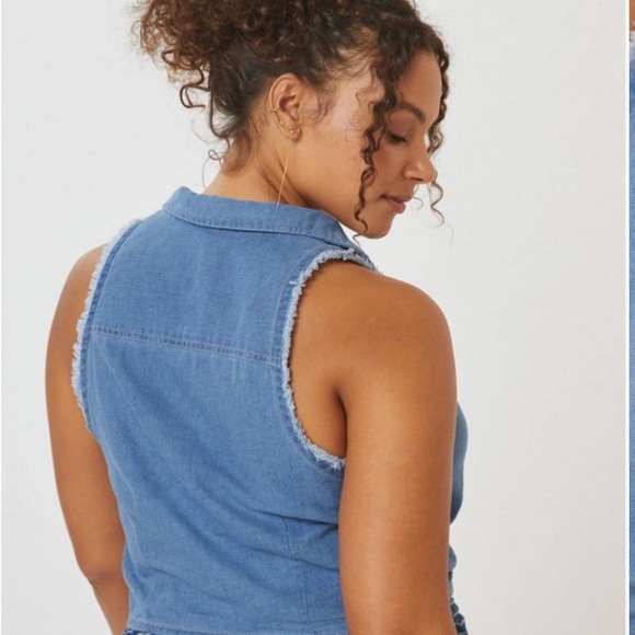 Blue Ruched Women's Top - Picture 6 of 8